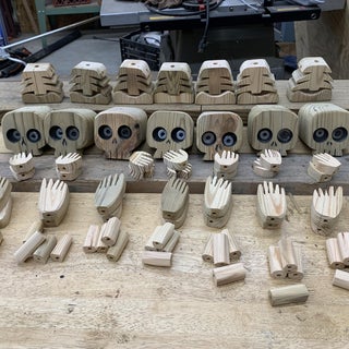 Simple Wooden Skeletons