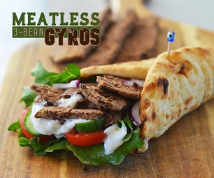 Meatless 3-Bean Gyros