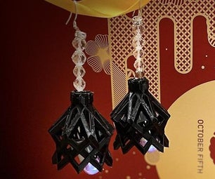 3D Printed LED Earring With Tinkercad Codeblocks