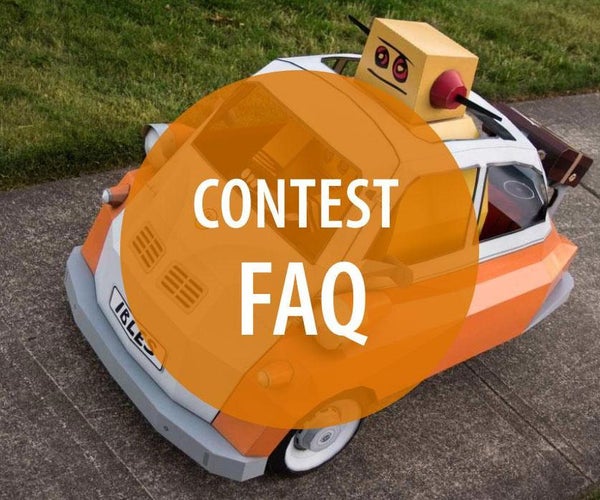 Instructables Contest FAQ