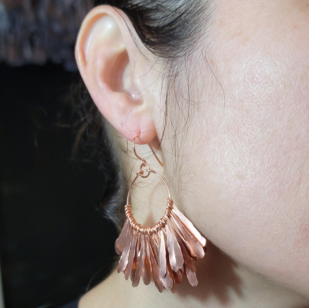 Hammered Wire Earrings
